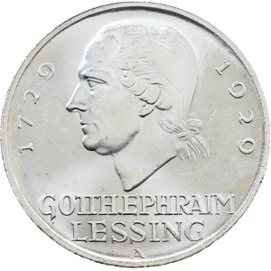 République de Weimar, 5 Reichsmark 1929, A, Berlin