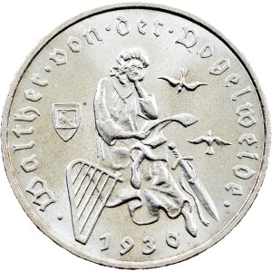 Weimar Republic, 3 Reichsmark 1930, D, Munich