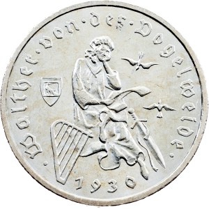 Weimar Republic, 3 Reichsmark 1930, E, Muldenhütten