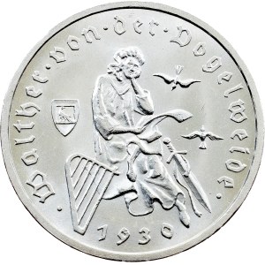 Weimar Republic, 3 Reichsmark 1930, J, Hamburg
