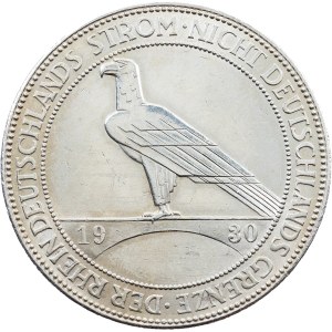 Weimar Republic, 5 Reichsmark 1930, F, Stuttgart