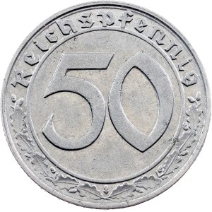 Third Reich, 50 Reichspfennig 1938, B, Vienna