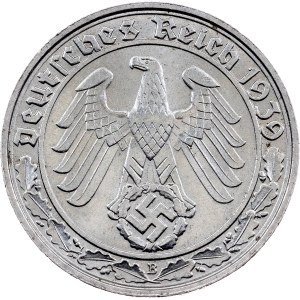 Third Reich, 50 Reichspfennig 1939, B, Vienna