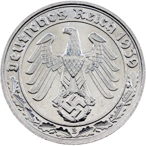 Third Reich, 50 Reichspfennig 1939, B, Vienna