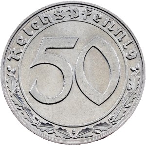 Third Reich, 50 Reichspfennig 1939, B, Vienna