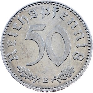 Third Reich, 50 Reichspfennig 1941, B, Vienna