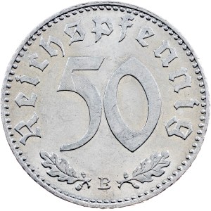 Troisième Reich, 50 Reichspfennig 1942, B, Vienne