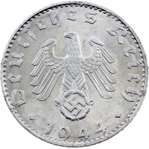 Third Reich, 50 Reichspfennig 1944, B, Vienna