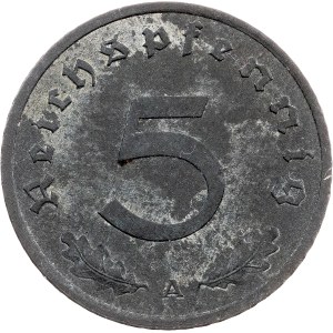 Allied Occupation, 5 Reichspfennig 1947, A, Berlin