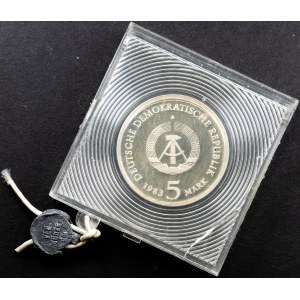 German Democratic Republic, 5 Mark 1983, A, Berlin