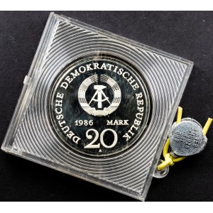 German Democratic Republic, 20 Mark 1986, A, Berlin