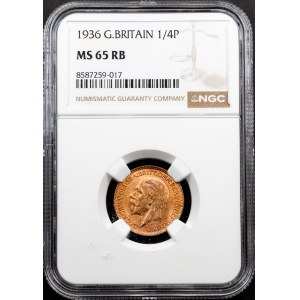 George V., 1 Farthing 1936, London