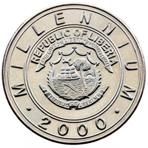 Libéria, 5 dollars 2000