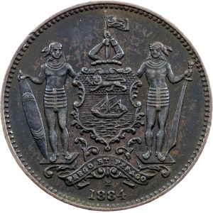 Victoria, 1 Cent 1884, H, Heaton