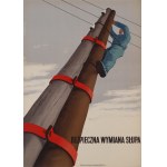 proj. Mieczyslaw TEODORCZYK, Safe pole replacement, 1950s.