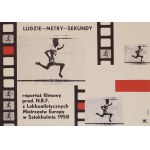 proj. Julian PAŁKA (1923-2002), People - Meters - Seconds, film reportage prod. N.R.F. from the Athletics European Championships in Stockholm 1958
