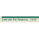 proj. Christer THEMPTANDER (b. 1943), Leve det fria Palestina. 1974