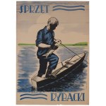 proj. J. GRODZKI, J. KRYSPIN, Fishing equipment, 1950s.