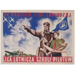 proj. W.P. DYBCZYÑSKI, IV Aviation League Week. Air League trains pilots, 1950
