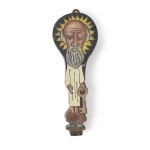 Tyrsus WENHRYNOWICZ (1924 - 2002), Wood Sculpture: "Peter"