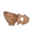 Bucket with decorative ear