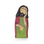 Tadeusz ADAMSKI (1956 - 2023), Sorrowful Christ, " Kanon" Spółdzielnia Pracy Wytwórców Rękodzieła Lud. i Art.