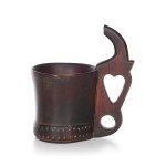 Bucket with decorative ear