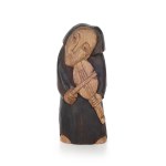 Wooden sculpture "Grajek", Cepelia