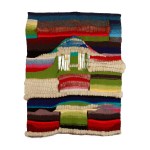 Tapestry / makata. Cooperative "Cottager" in Ilza, 1972