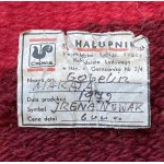 Tapestry / makata. Cooperative "Cottager" in Ilza, 1972
