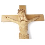 Marian ŚCISEŁ (b. 1946), Crucifix - wooden folk sculpture