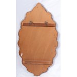 Oval-shaped Murano wall mirror, Oval-shaped Murano wall mirror