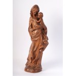 Madonna and Child, wooden sculpture, Madonna and Child, wooden sculpture