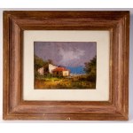 ADOLFO MASTROVITO Landscape with farmhouse, ADOLFO MASTROVITO Landscape with farmhouse