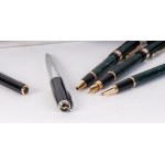 Lot of five ballpoint and fountain pens, Lot of five ballpoint and fountain pens