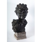 Head of a street urchin, a sculpture in the round, Head of a street urchin, a sculpture in the round