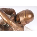Untitled, full-round bronze sculpture, Untitled, full-round bronze sculpture