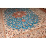 Persian silk on cotton rug, Persian silk on cotton rug