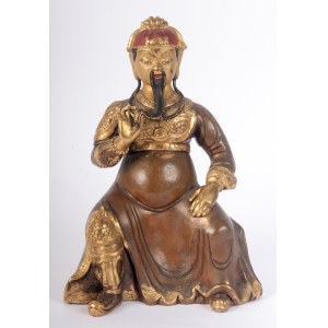Sculpture of a dignitary in cast bronze, Sculpture of a dignitary in cast bronze