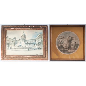 Lot of two prints, Lot of two prints