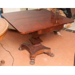 Mahogany book-shaped table, Mahogany book-shaped table