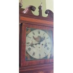 Column clock with wooden case, Column clock with wooden case