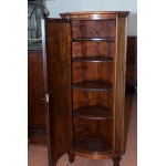 Walnut corner cabinet, Walnut corner cabinet