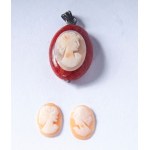 Lot of 45 cameos, Lot of 45 cameos