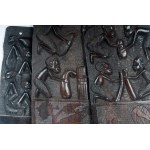 Lot of four wooden combs of different shapes and sizes, Lot of four wooden combs of different shapes and sizes