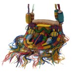 African ethnic fringe shoulder bag, African ethnic fringe shoulder bag