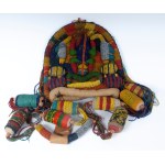 African ethnic fringe shoulder bag, African ethnic fringe shoulder bag