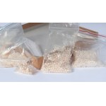 Lot of nine pearl bags, Lot of nine pearl bags