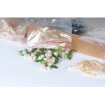 Lot of six bags of river pearls, Lot of six bags of river pearls