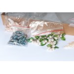 Lot of six bags of river pearls, Lot of six bags of river pearls